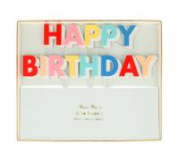 Happy Birthday Cake Decorations Multicoloured one size