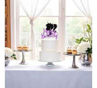 Happy Birthday Cake Topper - Crown for Spa Queen Lady, Themed Decor for Girls' Birthday & Anniversary Parties (9)