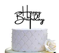 Happy Birthday Cake Topper for Birthday Party Decorations
