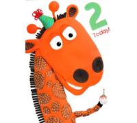 Happy birthday card - 2nd 2 today - Giraffe card