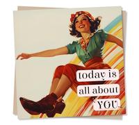 Happy Birthday Card For A Very Special Someone - Today is All About You - For a Princess - Birthday Queen - Birthday Card For Women, Friend, Best Friend, Sister, Mum