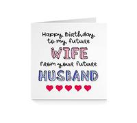 Happy Birthday Card for Fiance - Future Wife Red Heart For Her Partner