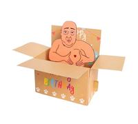 Happy Birthday Card - Funny Birthday Card | Creative Blessing Message 3D Celebration Note For Travel Meetings Women Work Men Family Friends Friends Dormit
