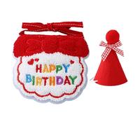 Happy Birthday Cat Costume - Adorable Celebration Collar, Cute Mini Hat Accessory, Joyful Feline Apparel Styling, Vibrant Decorative Long-Tail Keyword | Party Wear for Pets, Cats, Dogs