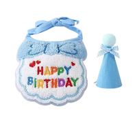 Happy Birthday Cat Costume - Adorable Celebration Collar, Cute Mini Hat Accessory, Joyful Feline Apparel Styling, Vibrant Decorative Long-Tail Keyword | Party Wear for Pets, Cats, Dogs