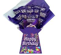 Happy Birthday chocolate bouquet hamper gift box (Compatible with CADBURY BUTTONS)