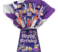 Happy Birthday chocolate bouquet hamper gift box (Compatible with CADBURY MIX 24)