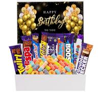 Happy birthday Chocolate gift box Chocolate Bars and Sweet Mix Birthday Gift for Him, Her, Kids & Friends - Ready-to-Gift Treat Box
