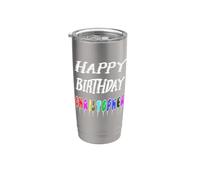 Happy Birthday Christopher Stainless Steel Insulated Tumbler
