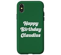 Happy Birthday Claudius Case for iPhone X/XS