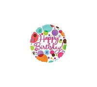 Happy Birthday Colorful Polka Dots