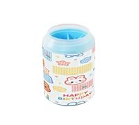 Happy Birthday Cute Plaid Portable Dog Foot Washer Silicone Brush Soft Pets Grooming Supplies Gently Cleans Paws After Walks