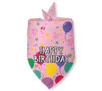 Happy Birthday Dog Bandana 2 Pack, Dog Birthday Bandana for Dogs Birthdays Gift Party Supplies Pets Scarf for Small Medium Dogs & Cats