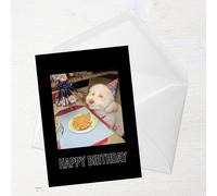 Happy Birthday Dog Meme Greetings Card - Standard Card