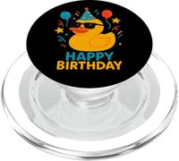 Happy Birthday Duckie cute kid's duck birthday party PopSockets PopGrip for MagSafe