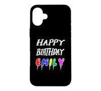 Happy Birthday Emily Case for iPhone 16 Plus