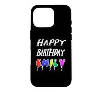 Happy Birthday Emily Case for iPhone 16 Pro