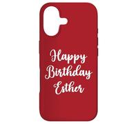 Happy Birthday Esther Case for iPhone 17