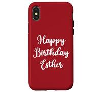 Happy Birthday Esther Case for iPhone X/XS