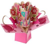 Happy Birthday Female Pop-Up Greeting Card Original Second Nature Pop Ups Cards