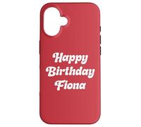 Happy Birthday Fiona Case for iPhone 16