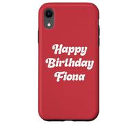 Happy Birthday Fiona Case for iPhone XR