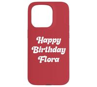 Happy Birthday Flora Case for iPhone 15 Pro