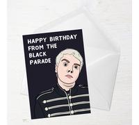 Happy Birthday From The Black Parade Greetings Card - Large Card
