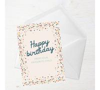 Happy Birthday From Your Favourite Child Greetings Card - Large Card