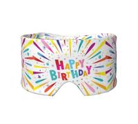 Happy Birthday, Full Eye Covers Light Blocking Eye Mask Sleep Eye and Ear Muffs