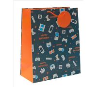 Happy Birthday Gamer Themed Large Gift Bag with Tag Gift Wrapping Essentials 689190