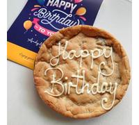 Happy Birthday Giant Cookie Card Gift with Gift Wrap