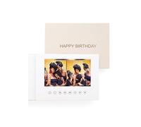 Happy Birthday Gift - HD Image & Video Memory Book Greeting Card Album | Electronic Photo Book | Battery Powered Digital Photo Frame Gift for Birthday (7-Inch Screen)