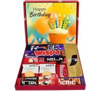 Happy Birthday Gift with Coffee Milk chocolates Biscoffs Shortbread and more Best Chocolate Gifts