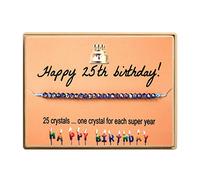 Happy Birthday Gifts Bracelet Crystal Beads Bracelet Gift For Women Girls 11th 12th 13th 14th 15th 16th 17th 18th 19th 20th 21st 25th Humming Necklace
