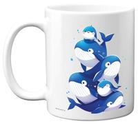 Happy Birthday Gifts Whale Mother's Day Presents, Gift Father's Day, Mug | Pyramid of Animals, Happy Birthday Gifts Whale Mother's Day Presents, Gift Father's Day