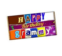 Happy Birthday Grammy Chocolate Bar Wrapper Novelty Gift For Grandmother Nana CH-531 (without chocolate)