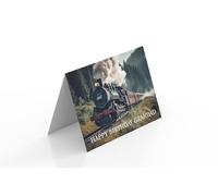 Happy Birthday Grandad Steam Train Engine Card 125mm x 178mm Including Envelope PT418