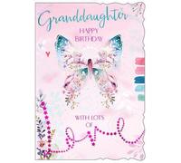 Happy Birthday Granddaughter with Lots of Love Premium Card Out of the Blue
