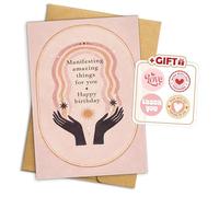 Happy Birthday Greeting Card, 5.3x8 Inches - Celebrate Their Special Day with a Unique and Meaningful Birthday Card - Great for Friends, Family, and Loved Ones