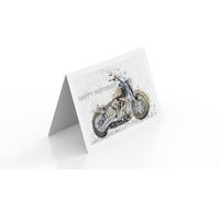 Happy Birthday Harley Davidson Motorcycle Greeting Card125mm x 178mm Including Envelope PT040