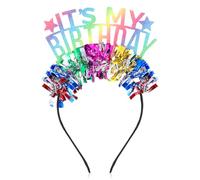 Happy Birthday Headband, Its My Birthday hat happy birthdaye hats for adults Birthdaye Crown for Women Birthdays Tiara with Bling Happys Birthdays Decorations and Gifts for Women,Colorful