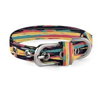 Happy Birthday Images Pet Collar, Adjustable Dog Collars with Buckle Stainless Steel D-Ring, Comfortable Collar for Small Medium Dogs and Cats
