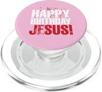 Happy Birthday Jesus Party Hat Christmas Christians Tees PopSockets PopGrip for MagSafe