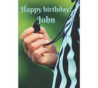 Happy birthday! John: White, 7 x 10 inch (17.78 x 25.4 cm) , 200 Sheets