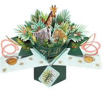 Happy Birthday Jungle Pop-Up Greeting Card Second Nature 3D Pop Up Cards