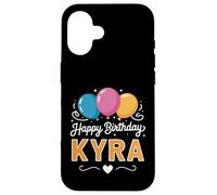 Happy Birthday Kyra Case for iPhone 16