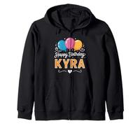 Happy Birthday Kyra Zip Hoodie