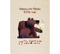 Happy Birthday Little Cub - Art Card By Paul Delaney