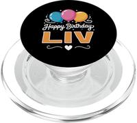 Happy Birthday Liv PopSockets PopGrip for MagSafe